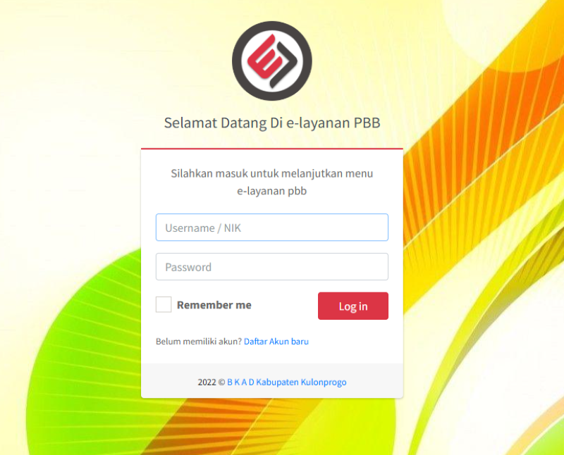 PEMBERITAHUAN PEMUTAKHIRAN DATA SPPT PBB P2