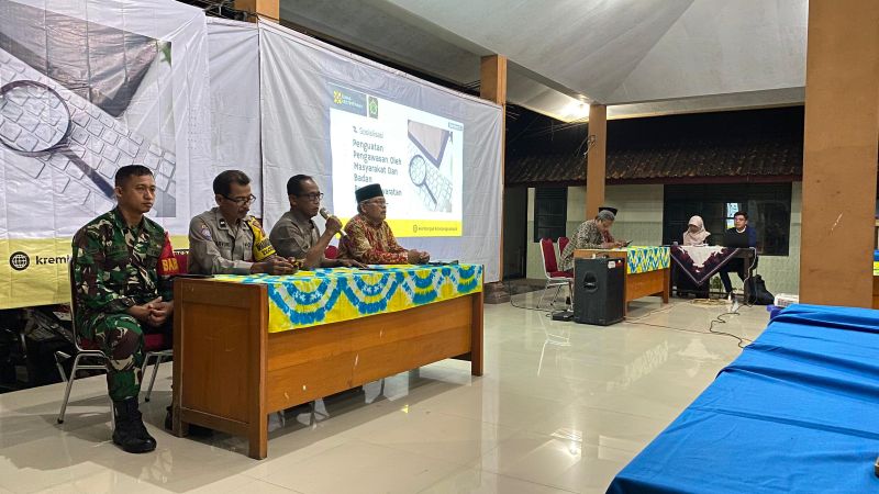 SOSIALISASI PENGUATAN PENGAWASAN OLEH MASYARAKAT DAN BPKAL KALURAHAN