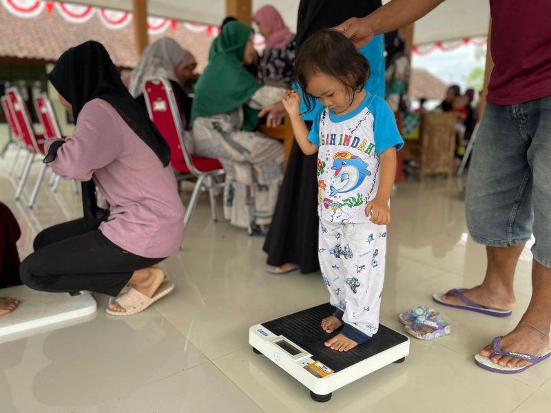 EVALUASI PERKEMBANGAN BALITA PASCA PEMBERIAN PMT